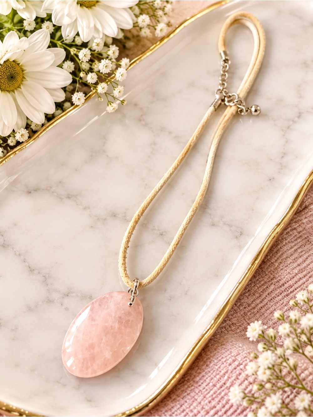 Rose Quartz Necklace
